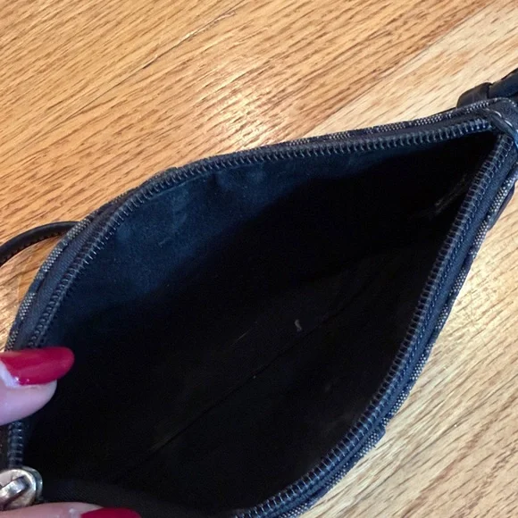 Vintage Coach Black Wristlet - Picture 3 of 3